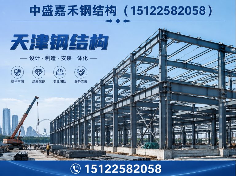 津南区钢结构设计展示图